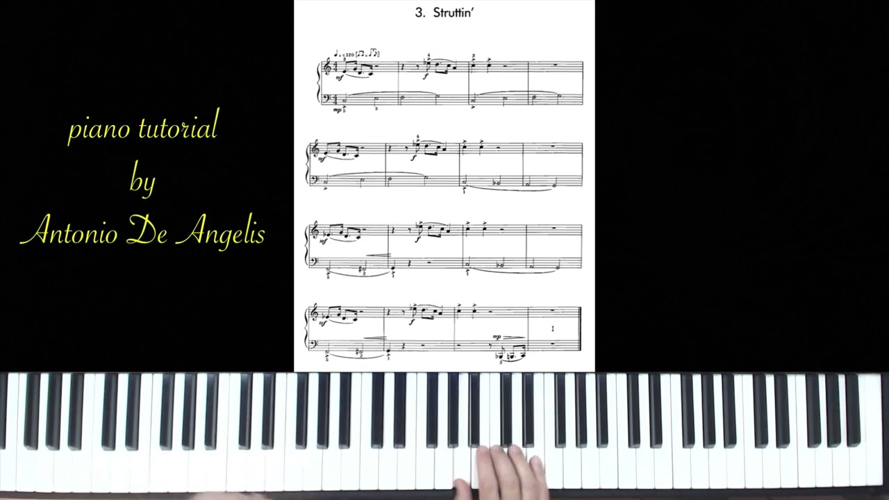 Christopher Norton - Struttin' - piano tutorial by Antonio De Angelis