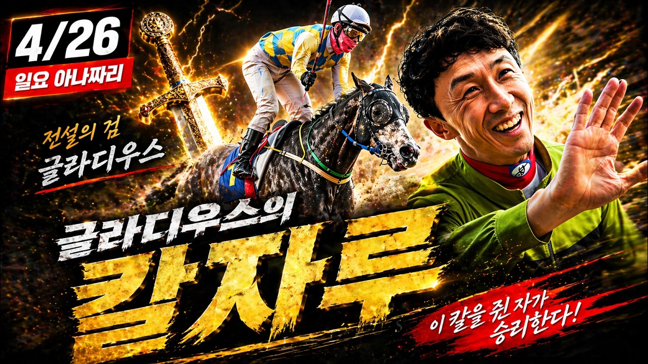 4/26 일요경마 아나짜리 월말대첩 가슴 뜨겁게,머리는 냉정하게