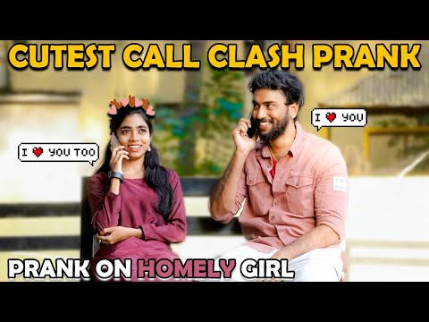 She Is In Love😍 Cutest CALL CLASH Prank On Homely Girl📱👩❤️ @Kovai360