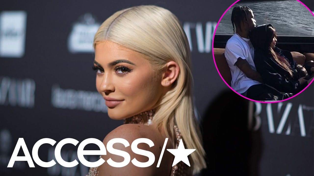 Kylie Jenner and Travis Scott Cozy Up While Sitting Front Row at Fashion Show in Paris