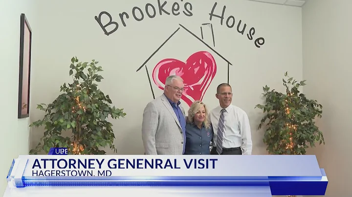 Maryland attorney general Anthony Brown visits Brooke's House