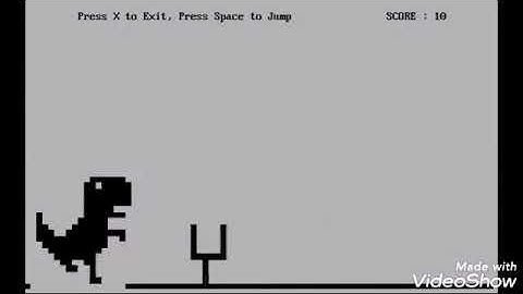 5- Dinosaur Game | OPENGL