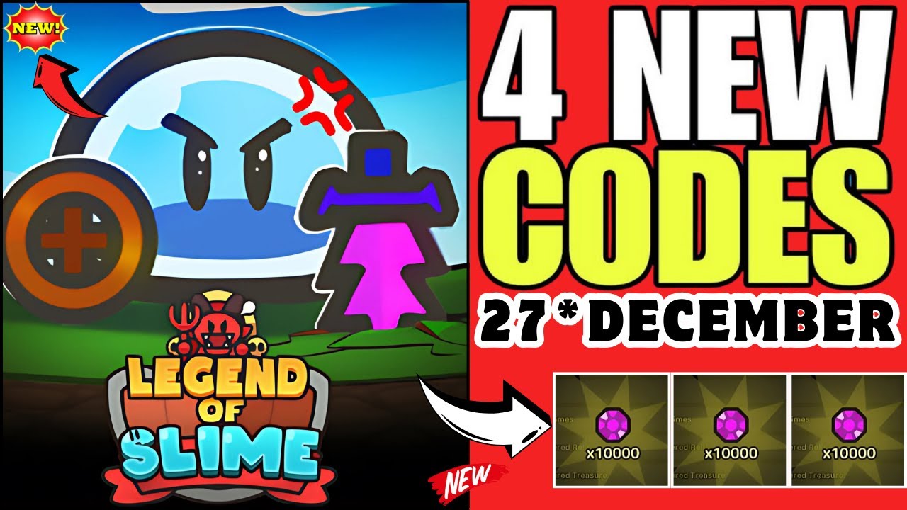 FRESH CODES ⚠️UPDATE👈LEGEND OF SLIME COUPON CODES ️DECEMBER 2024 ...