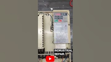 AC DRIVE MAKE YASKAWA| V1000  on run cammand cof problem#shorts #repairing #yaskawa