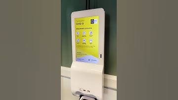 LCD Hand Sanitiser Displays Combining Digital Signage With Hand Washing