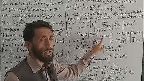 Lec#8 Solution of fredholm integral equation by Separable kernel method