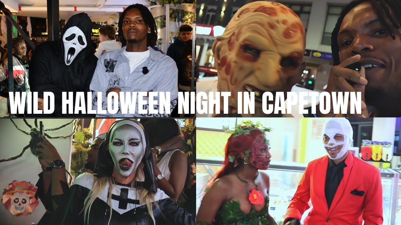 Insane Halloween Night in Cape Town ! Rating Costumes And Having Fun