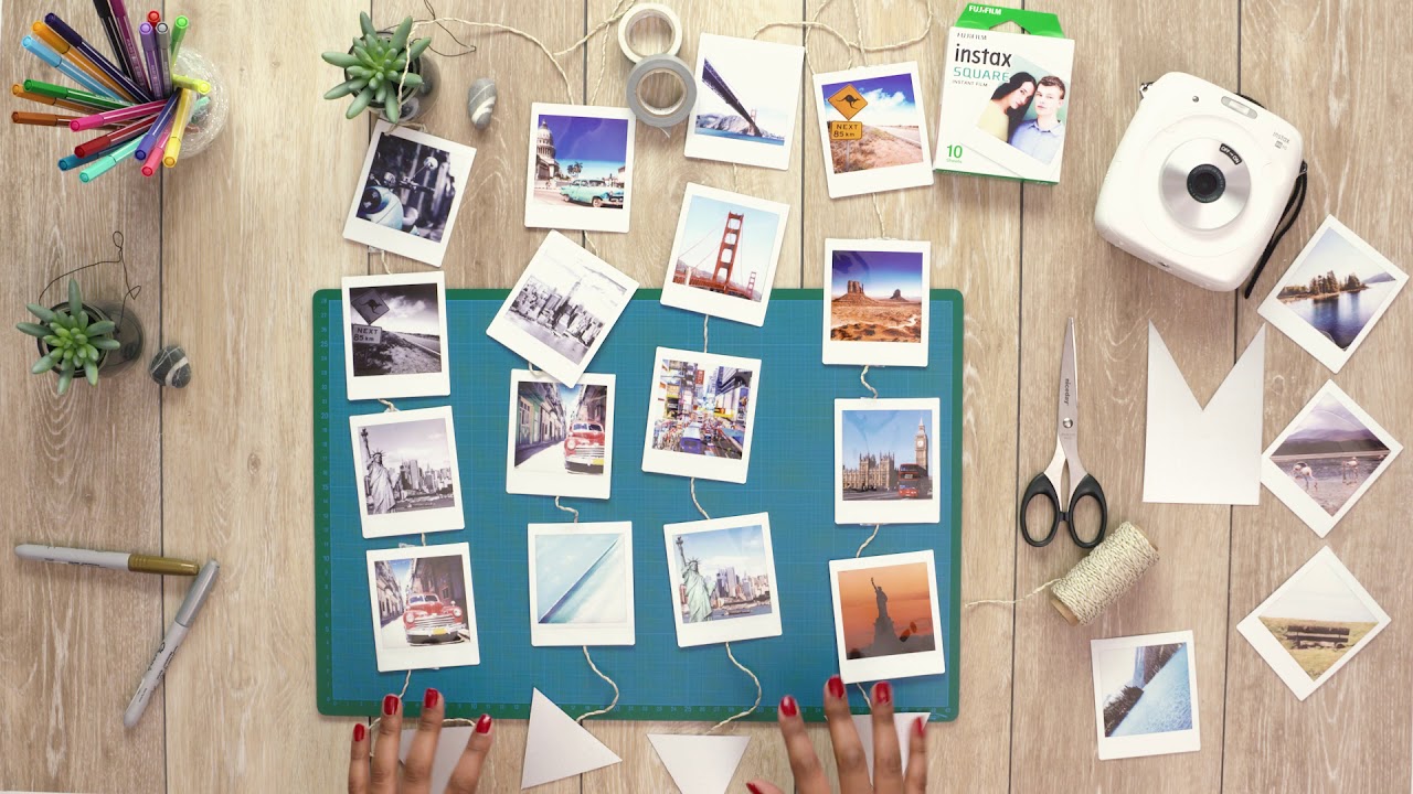 Diy Instax Mon Cadre Suspendu Instax Youtube