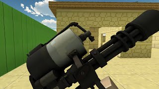 Tf2 minigun inspection animation in chicken gun