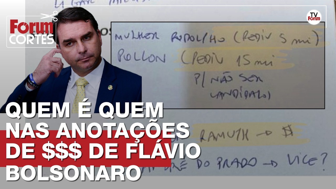 Anotações secretas de Flávio Bolsonaro são explicadas em detalhes