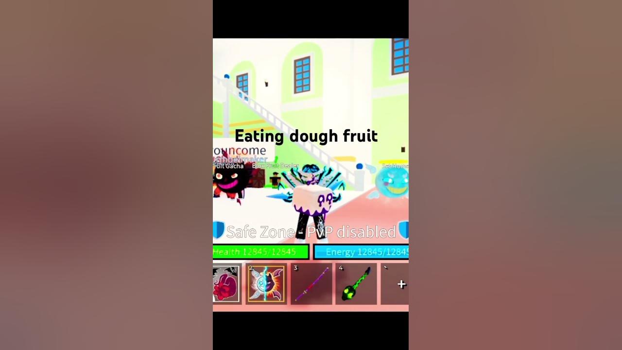 eating dough fruit because i was bored bloxfruits roblox eatingfruit