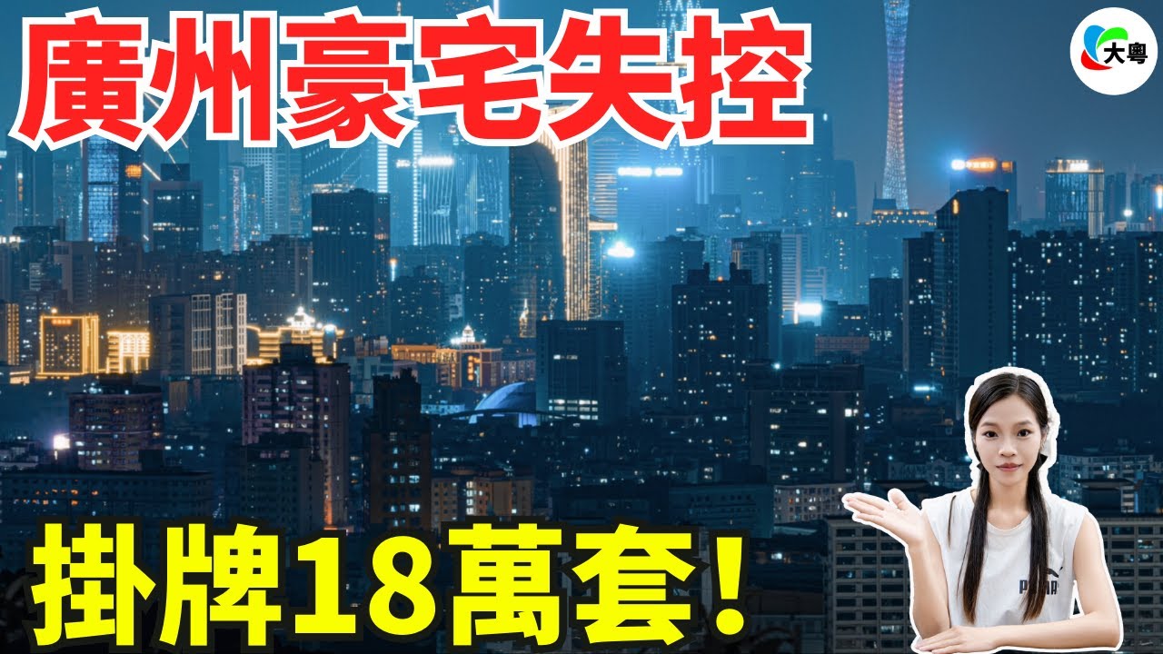 崩潰,暴跌1000萬!廣州老牌豪宅,忍唔住啦!多次降價!平價出逃!人心惶惶!廣州二手房掛牌量創新高!業主一個比一個提心吊膽!囤屋嘅人,而家都 ...
