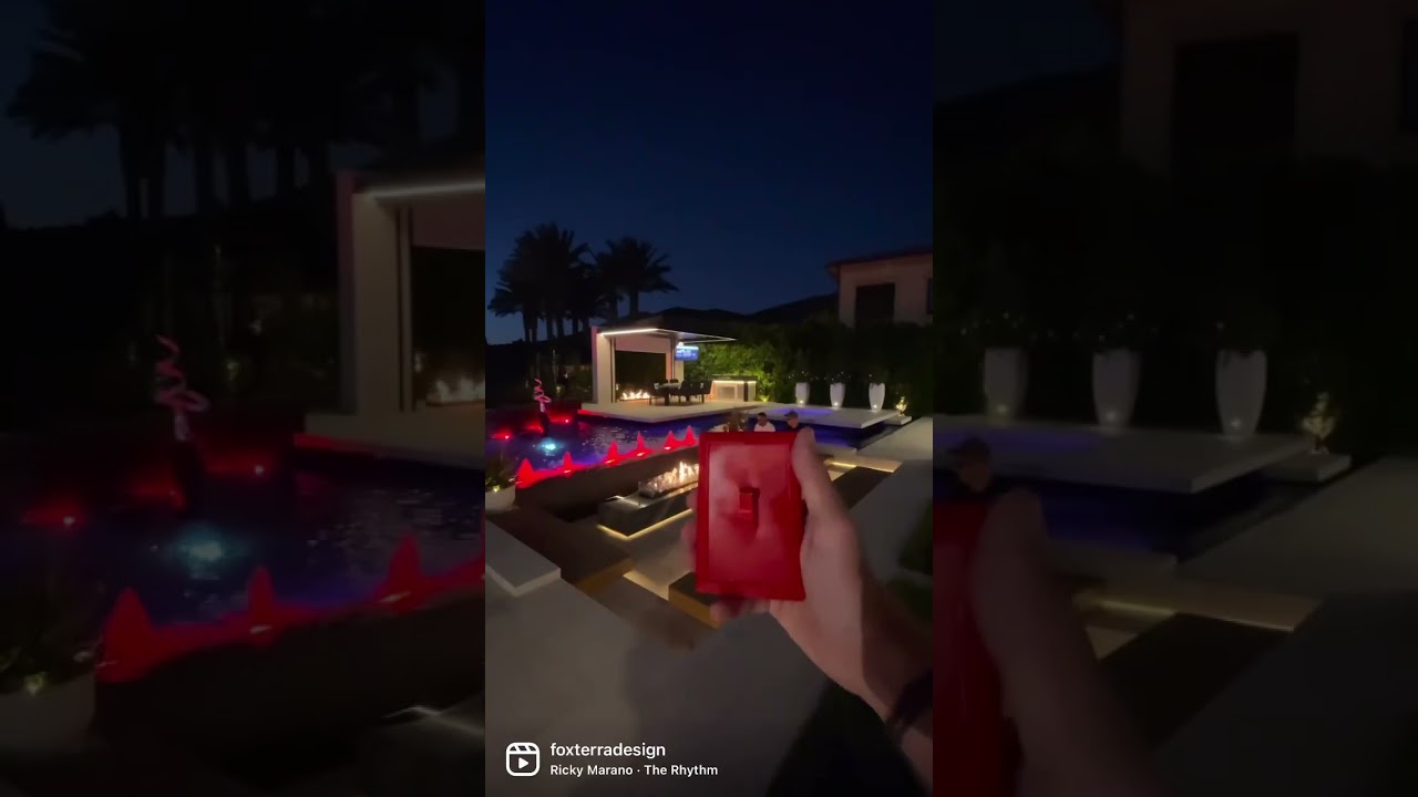 Watch this lounge area become a fire pit! 🔥 