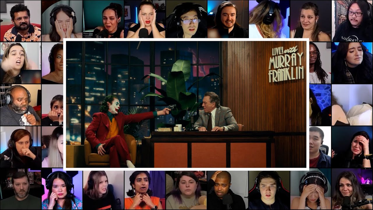 Joker kills Murray, on Live T V show  | Joker : 2019 | Reaction Mashup | #joker