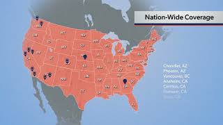 GCG’s Nationwide Distribution and Services Facilities