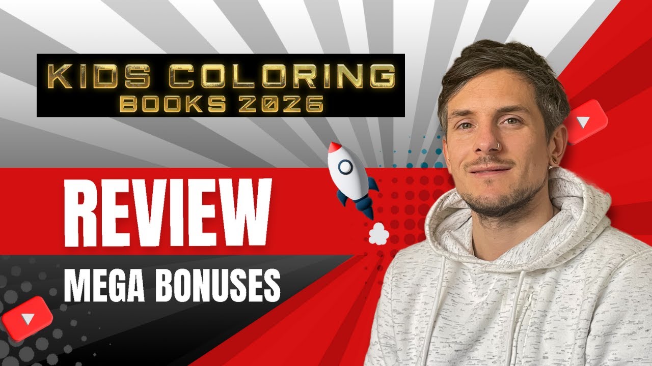 Kids Coloring Books 2026 PLR Review + 4 Bonuses To Make It Work FASTER!