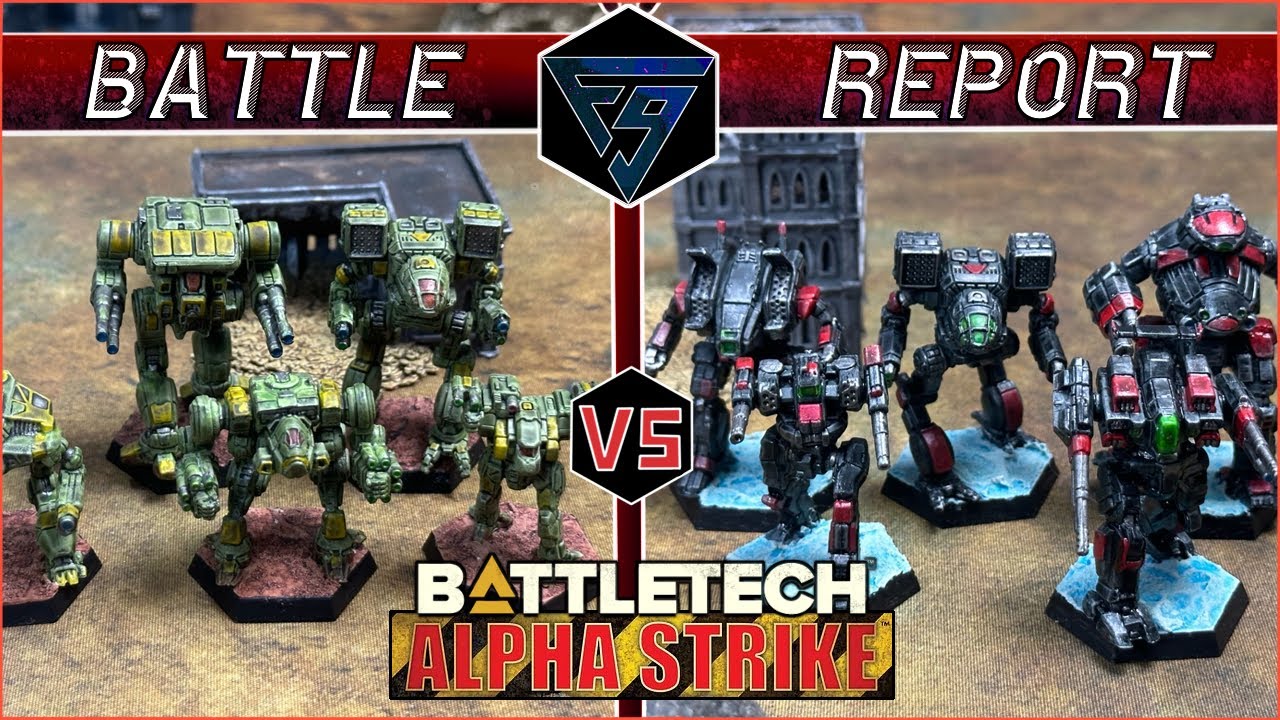 Battletech Alpha Strike Battle Report - Clan Jade Falcon VS Wolf's ...