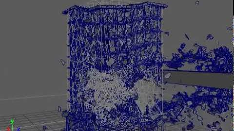 maya fx building destruction ll collide