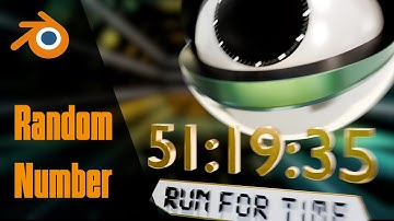 Random Number Animation Effect | Blender Geometry Node