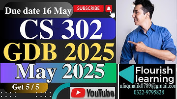 CS 302 GDB Solution 2025/ CS302 GDB 2025 / CS302  GDB Solution Spring 2025/ CS 302 GDB 2025 Solution