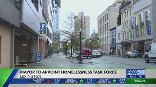 Lexington mayor to appoint homelessness task force