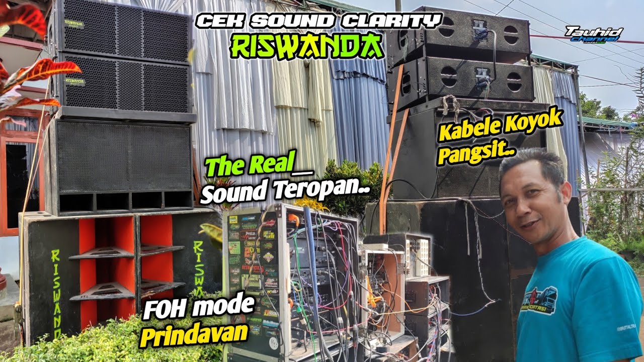 FOH RISWANDA MODE PRINDAVAN‼️CEK SOUND BUAT LIVE DANGDUT SOUND DI TENDA TERLALU HOREGG🔥