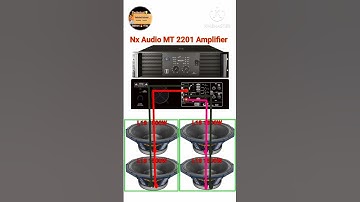 Nx Audio MT 2201 amplifier Ahuja 1500 watt speaker connection and price