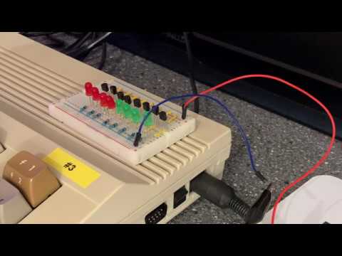 Controlling electronics with the Commodore 64 user port - Part 2