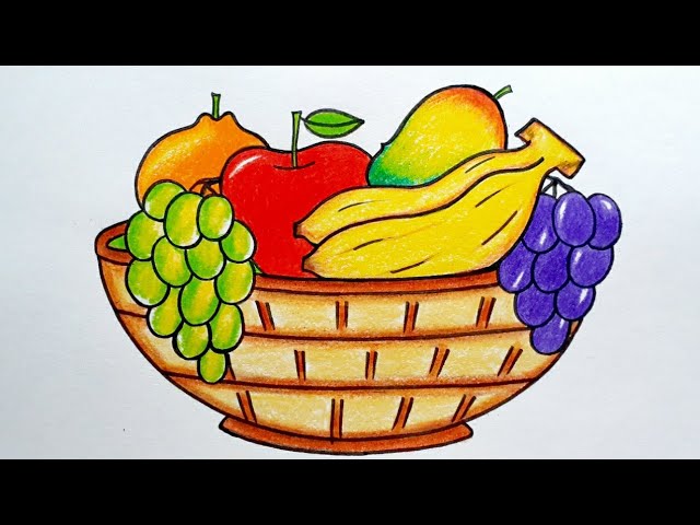 Short Fruit Basket Embroidery Design | EmbroideryDesigns.com