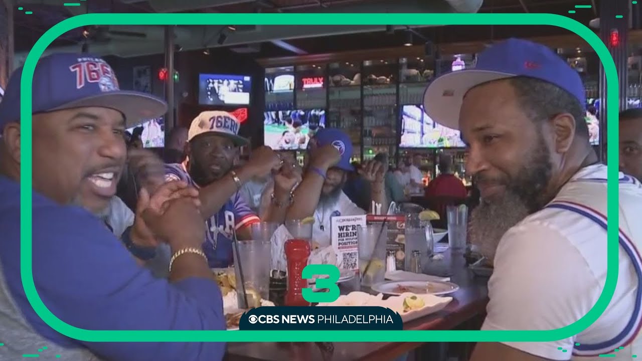 Philadelphia 76ers fans celebrate after Game 1 victory against ...