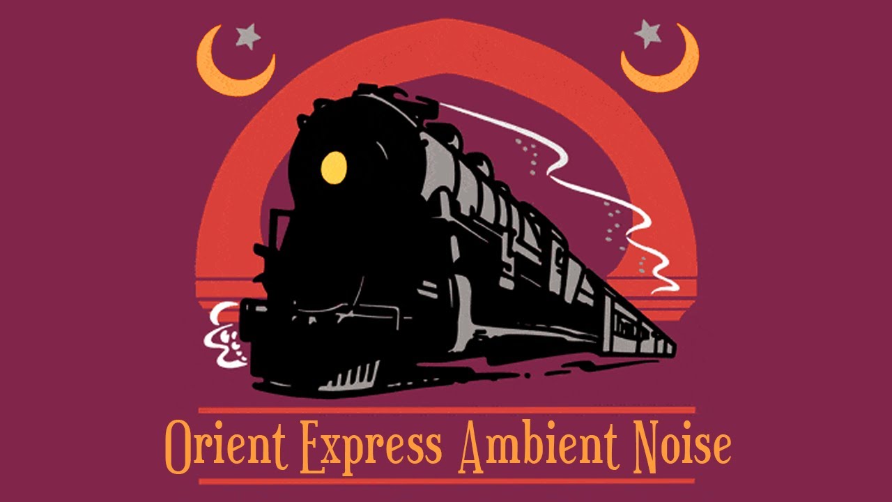 Orient Express Steam Train Sounds for Sleeping | Nine Hour | Black Screen