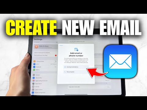 How To Create & Add New Email On iPad