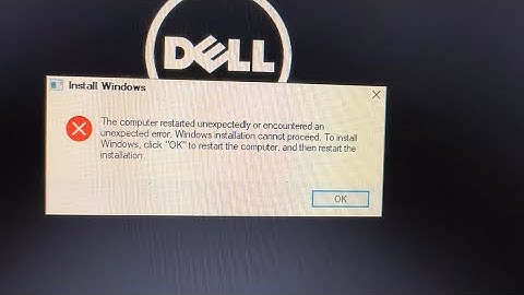 THE COMPUTER RESTARTED UNEXPECTEDLY OR ENCOUNTERED AND UNEXPECTED ERROR WINDOWS 10