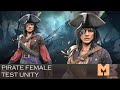Pirate female test in unity