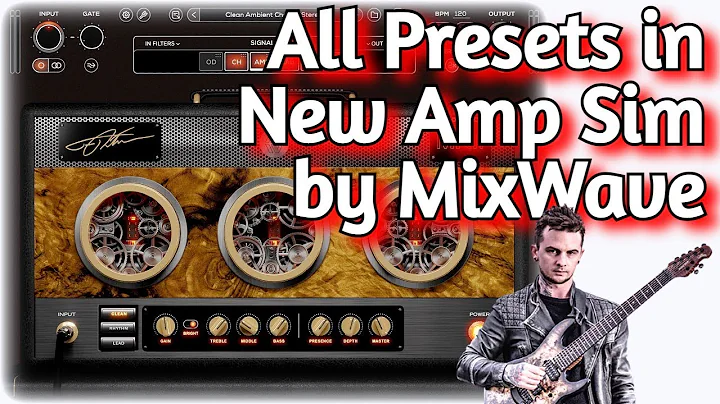 New Amp Sim by MixWave - JASON RICHARDSON Guitar VST Plugin - All Factory Presets