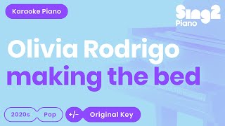 Olivia Rodrigo - making the bed (Piano Karaoke) Resimi