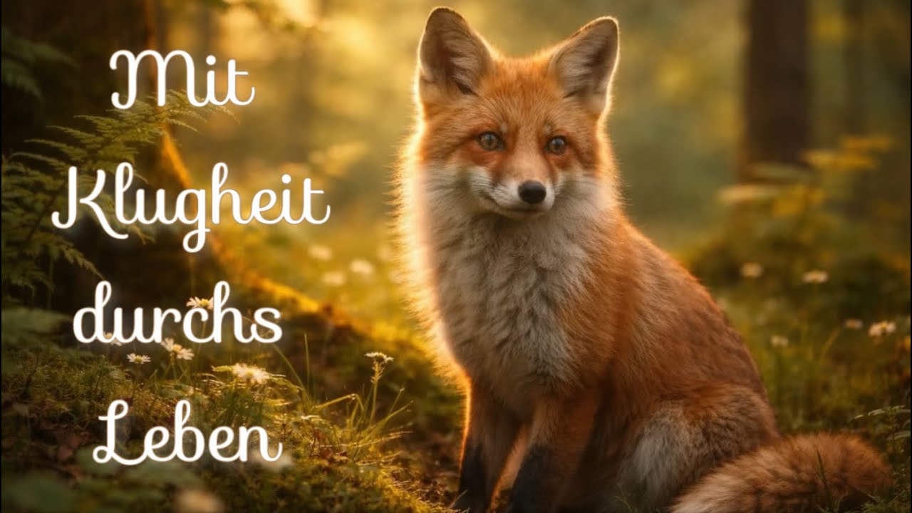 🦊 Mit Klugheit durchs Leben – Weisheiten eines Fuchses
