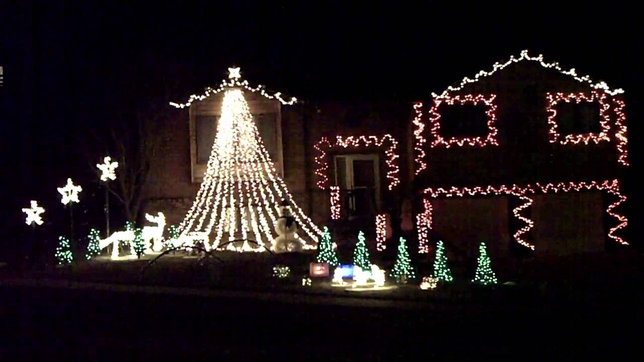 Amazing Grace Christmas Light Show YouTube