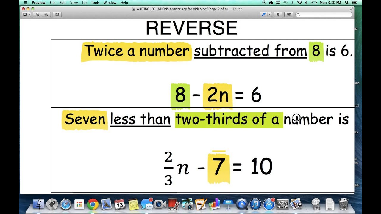 translating-verbal-sentences-to-algebraic-equations-youtube