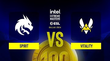 Spirit vs Vitality Semifinals - StarLadder Budapest Major 2025 - MN cast