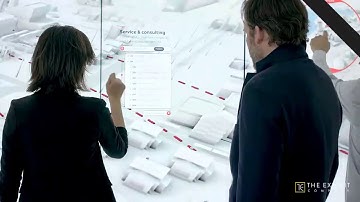 Large format touch screen demo (multi-touch) - The Exhibit Company