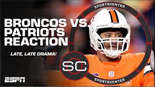 Patriots vs. Broncos REACTION: A ‘TERRIBLE’ loss for the Broncos! - Tim Hasselbeck | SportsCenter