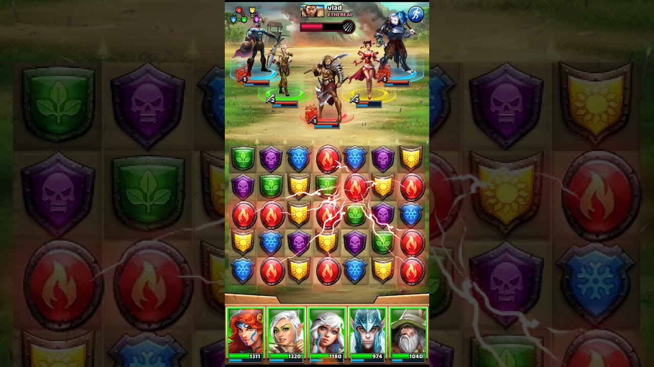 empire & puzzles its war time vs ETHEREAL YouTube