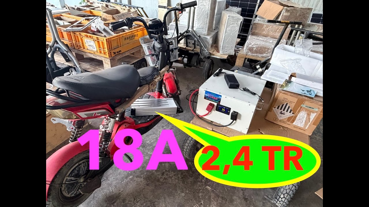 BÁN KHỐI PIN TẶNG BIẾN TẦNG CỎ LÀ CÓ THẬT VÀ KHỐI PIN XE ĐIỆN 2,4TR MONG AE XEM HẾT VIDEO