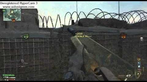 MW3 Gameplay Triple MOAB 96-5 with pp90m1 Dome rushing