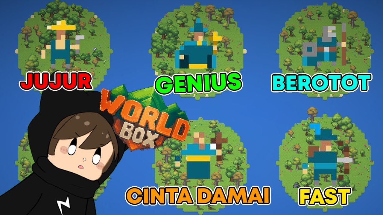 BATTLE ROYAL 72 PULAU TIAP TRAIT ! - Worldbox