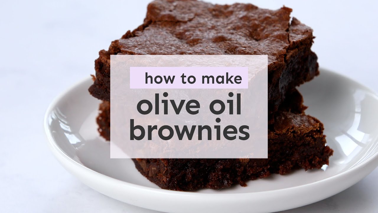Dairy Free Olive Oil Brownies (So Fudgy) Sweetest Menu YouTube