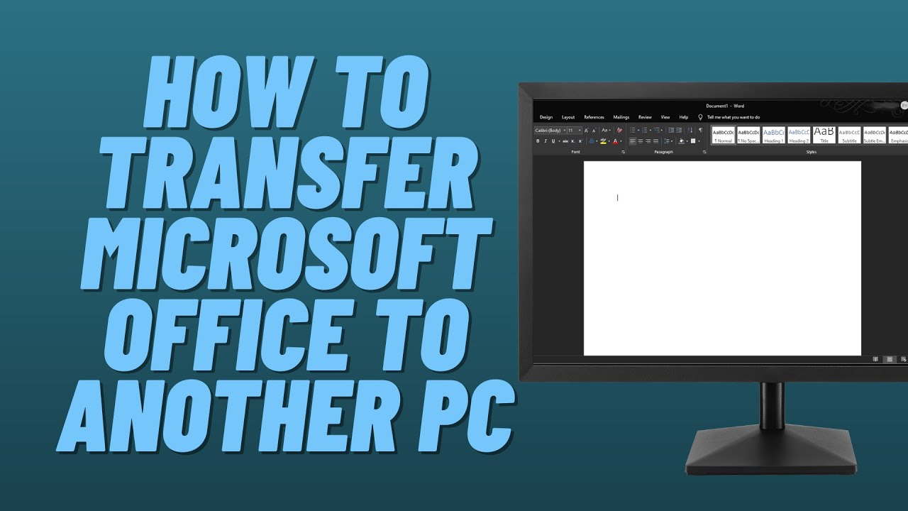 3 Ways  How to Transfer Microsoft Office to Another Computer