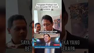 Bea cukai diduga terima uang dari Container sebesar 550 JT .