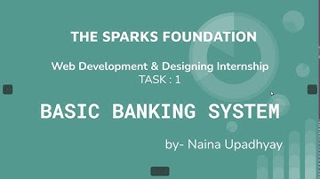 Basic Banking System || TSF || Task1